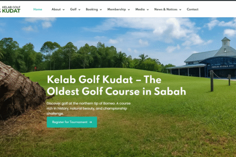 Projek Rasmi: Laman Web Kelab Golf Kudat